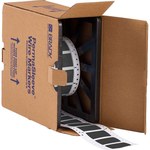 image of Brady PermaSleeve 3FR-750-2-BK Die-Cut Printer Sleeve - 2 in x 1.25 in - Polyolefin - Black - B-344 - 91797
