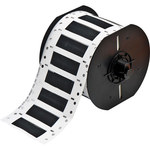 image of Brady B33D-375-2-342BK Die-Cut Printer Sleeve - 2 in x 0.375 in - Polyolefin - Black - B-342 - 96762