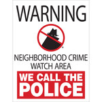 image of Brady B-959 Aluminum Rectangle White Stop Signs, Traffic Control Signs & Banners Sign - 115504
