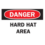 image of Brady B-120 Fiberglass Reinforced Polyester Rectangle White PPE Sign - 14 in Width x 10 in Height - 74187