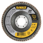 image of Dewalt MAXTRIM Type 27 Flap Disc 41058 - Ceramic - 4 1/2 in - 80
