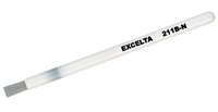 image of Excelta Four Star Straight Tip Brush - 4 1/2 in Length - 1/2 in Bristle Length - 1/4 in Wide - Plastic Handle - Nylon, Heat-Resistant Bristle - 211B-N