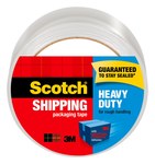 image of 3M Scotch 3850 Clear Box Sealing Tape - 1.88 in Width x 54.6 yd Length - 3.1 mil Thick - 80188