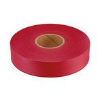 image of Milwaukee Red Flagging Tape - 1 in Width x 600 ft Length - 2 mil Thick - 77067