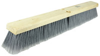 image of Weiler Vortec Pro 770 Push Broom Head - 18 in - Polystyrene - Grey - 77013