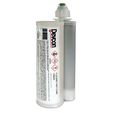 Devcon 2 Ton Clear Two-Part Epoxy Adhesive, Base & Accelerator (B/A), 400  ml Cartridge