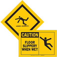 Fall Prevention & Floor Obstacle Hazard Signs