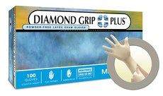 Microflex Diamond Grip Disposable Gloves MF-300-M, Size Medium