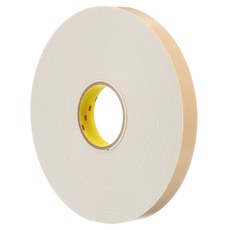 3M 4026 Natural Polyurethane Double Coated Foam Tape, 0.625 Width x 5yd Length (Pack of 1)