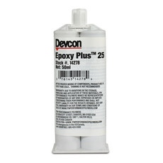 Devcon 2 Ton Clear Two-Part Epoxy Adhesive - Base & Accelerator (B/A) - 25  ml Tube - 14310