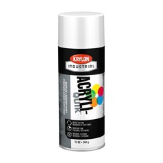 KRYLON K11001803-20 White Anti-Rust Acrylic Primer - 5 gal Pail - 640 oz  Net Weight
