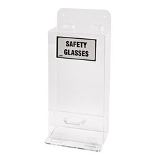dispenser safety glasses brady rshughes mount manufacturer labels upc height width