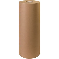 100% Recycled Indented Kraft Paper Roll, 24