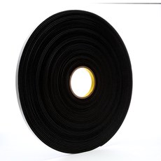 3M Venture Tape VG716 Black Double Sided Foam Tape - 1/2 in Width x 150 ft  Length - 1/16 in Thick - 96611