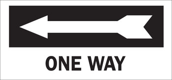 Picture of Brady B-302 Polyester Rectangle Black English Stop Signs, Traffic Control Signs & Banners Sign part number 84644 (Main product image)