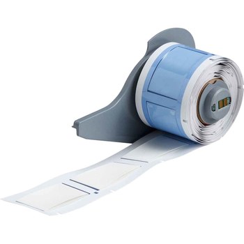 Picture of Brady PermaSleeve White Polyolefin Thermal Transfer M7-1000-1-344 Heat Shrink Wire & Cable Labels (Main product image)