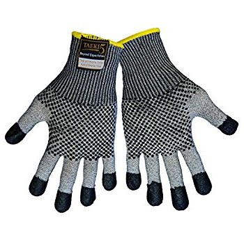 Picture of Global Glove Taeki 5 TAK333 Black/Gray Medium Taeki 5 Cut-Resistant Gloves (Main product image)