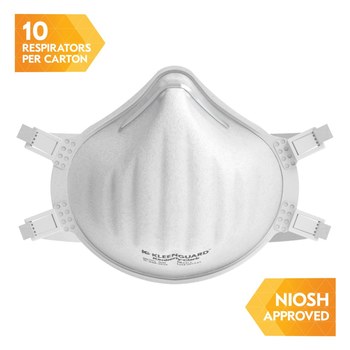 Ansell KleenGuard Particulate Respirator 3400, RA3415 54627 - Size Standard - White