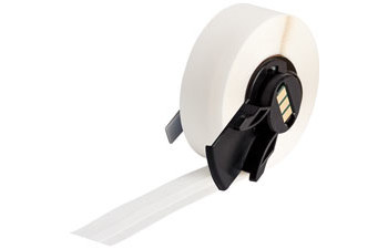 Picture of Brady White Indoor Vinyl Thermal Transfer PTLTB-498-240 Continuous Thermal Transfer Printer Label Roll (Main product image)