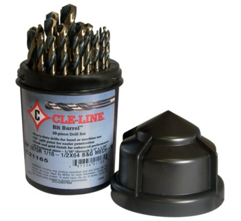 Picture of Cle-Line Bit Barrel 1875R 135° Right Hand Cut High-Speed Steel Heavy-Duty Mechanics Length Drill C21165 (Main product image)