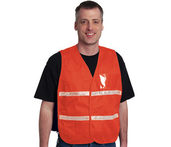 Picture of PIP 300-2507 Orange 2XL/3XL Cotton/Polyester Solid High-Visibility Vest (Main product image)
