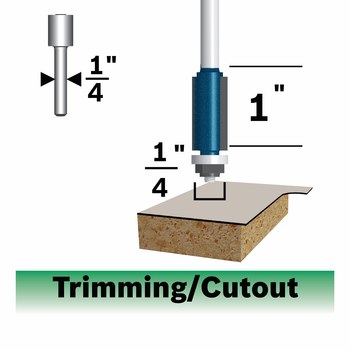 Picture of Bosch 1/4 in Router Bit 84501M (Main product image)