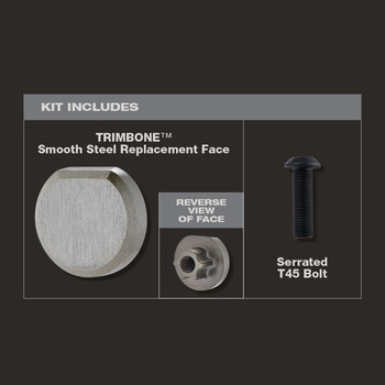 Milwaukee STILETTO Trimbone Steel Replacement Hammer Face TRMB-RS