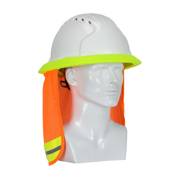 Picture of PIP 396-700FR High Visibility Orange Hard Hat Neck Shade (Main product image)