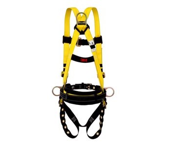 Picture of 3M Safelight 10952 Yellow Large/XL Vest-Style Back Padding Body Harness (Main product image)