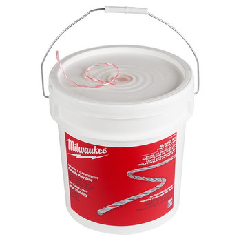 Milwaukee Red, Clear Polypropylene Pull Line - 6500 ft Length - 48-22-4139