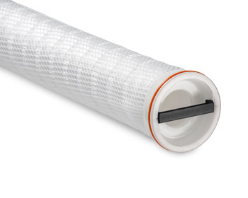 Picture of 3M HB004545545 High Flow Series White/Translucent Nitrile Retrofit Filter Cartridge (Main product image)