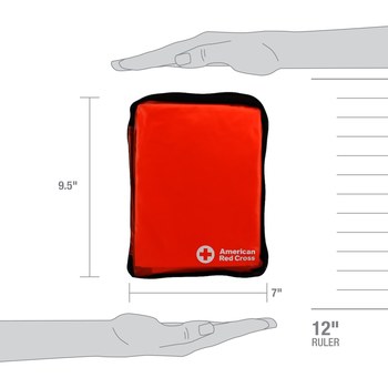 American Red Cross First Aid Kit - 7.5 in Length - 092265-91657