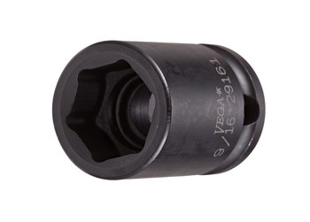 Vega Tools 13 mm Impact Socket - 3/8 in Square Drive - 30.0 mm Length - S2 Modified Steel - 21301