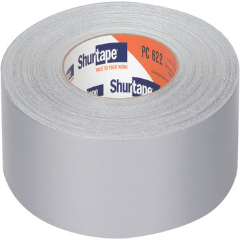 Shurtape PC 622 Silver Duct Tape - 48 mm Width x 55 m Length - 12.5 mil Thick - SHURTAPE 183845