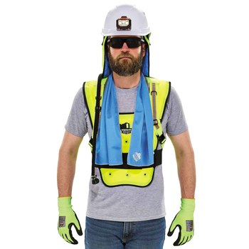 Ergodyne Chill-Its Cooling Vest 6687 12685 - Size Large/XL - Lime