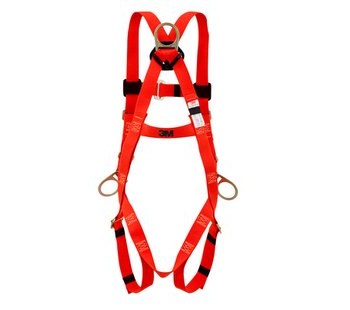 Picture of 3M Saturn 1021 Red Universal Vest-Style Body Harness (Main product image)