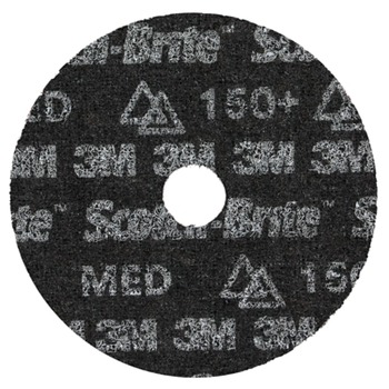 3M Scotch-Brite Non-Woven Precision Shaped Ceramic Surface Conditioning Disc - Center Hole Attachment - 5 in Diameter - 7/8 in Center Hole - 67234