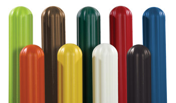 Picture of Eagle 1735W White HDPE Post Sleeve (Main product image)