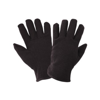 Global Glove Brown Large Polyester/Cotton Work Gloves - Straight Thumb - C10BJR-LT