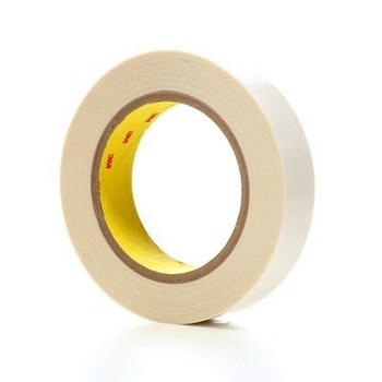 3M 444 Clear Bonding Tape - 1 in Width x 36 yd Length - 3.9 mil Thick - Densified Kraft Paper Liner - 04601