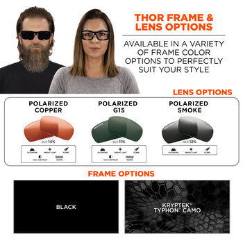 Ergodyne Skullerz Safety Glasses THOR 51331 - Size Universal