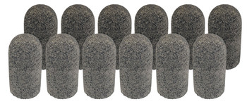 Weiler Tiger Zirc Zirconia Alumina Abrasive Plug - 1 1/2 in Length - 3/8-24 UNF Center Hole - 68326