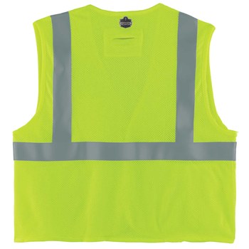 Ergodyne Glowear High-Visibility Vest 8260FRHL 21495 - Size Large/XL - High-Visibility Lime
