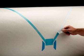 3M 9030 Blue Splicing & Core Starting Tape - 3 1/2 in Width x 2 1/2 in Length - 3 mil Thick - Repulpable Paper Liner - 85757