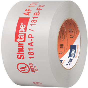 Shurtape AF 100 Foil Tape - 72 mm Width x 55 m Length - SHURTAPE 216478