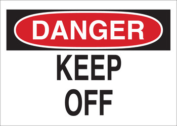 Picture of Brady B-120 Fiberglass Reinforced Polyester Rectangle White English Safety Sign part number 47152 (Main product image)