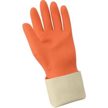 Global Glove 30FT Orange 9 Latex Work Gloves - 30FT/9