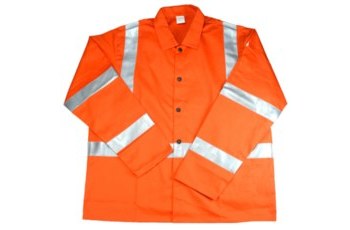 Picture of West Chester IRONCAT 7060 Hi-Vis Orange 4XL Cotton Flame Retardant Jacket (Main product image)