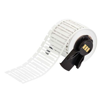 Picture of Brady DuraSleeve White Indoor Use Polypropylene Thermal Transfer M6-30-390 Wire Marking Inserts (Main product image)