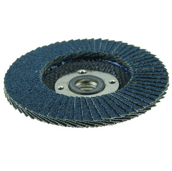 Weiler Wolverine Type 27 Flap Disc 31408 - Zirconium - 4-1/2 in - 40 - Coarse
